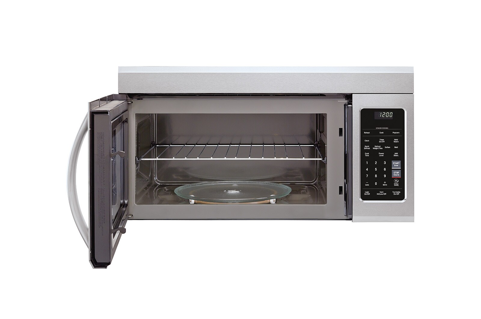 LG Micro-ondes four-hotte de 1,8 pi 3 avec intérieur EasyClean<sup>MC</sup> , LMV1852ST