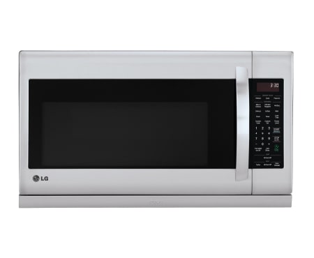 Vue avant de Le micro-ondes four-hotte de 2,0 pi 3 doté d&#39;une hotte coulissante ExtendaVent<sup>MC</sup> de deuxième génération et un intérieur EasyClean<sup>MC</sup> LMV2055ST