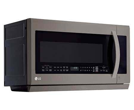 LG FOUR À MICRO-ONDES À HOTTE INTÉGRÉE DE CAPACITÉ SUPÉRIEURE DE LA GAMME EN ACIER INOXYDABLE NOIR DE LG , LMV2257BD