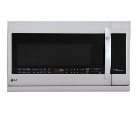 Vue avant de Four à micro-ondes d’une capacité supérieure de2,2 pi³ avec hotte intégrée coulissante ExtendaVent<sup>MC</sup> de deuxième génération et intérieur EasyClean<sup>MC</sup> LMV2257ST