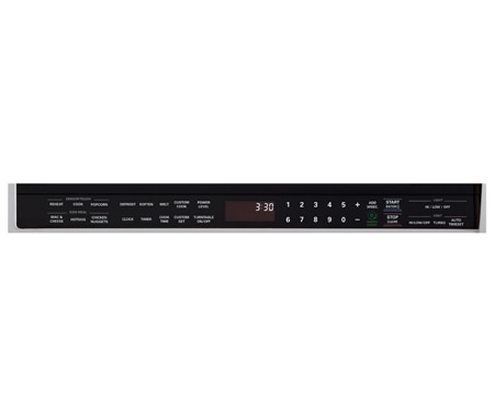 LG Four à micro-ondes d’une capacité supérieure de2,2 pi³ avec hotte intégrée coulissante ExtendaVent<sup>MC</sup> de deuxième génération et intérieur EasyClean<sup>MC</sup>, LMV2257ST