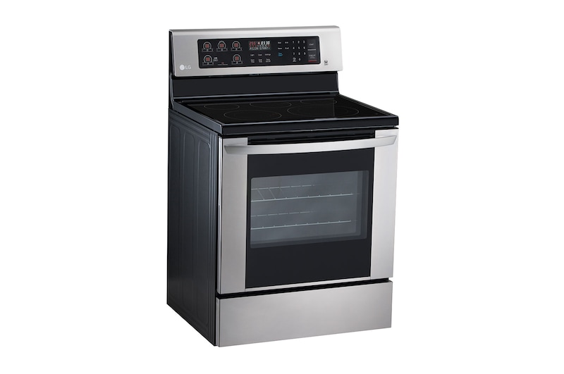 LG Cuisinière au electriques à four simple de 6,3 pi³ avec fonction EasyClean<sup>MD</sup>, LRE3060ST