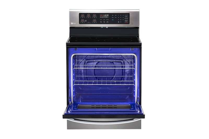LG Cuisinière au electriques à four simple de 6,3 pi³ avec fonction EasyClean<sup>MD</sup>, LRE3060ST