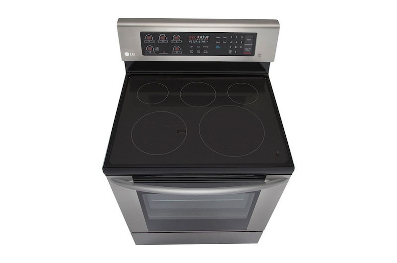 LG Cuisinière au electriques à four simple de 6,3 pi³ avec fonction EasyClean<sup>MD</sup>, LRE3060ST