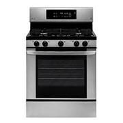 Vue avant de Cuisinière au gaz à four simple de 5,4 pi³ avec fonction EasyClean<sup>MD</sup> et convection par ventilateur EvenJet<sup>MC</sup> LRG3060ST