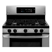 LG Cuisinière au gaz à four simple de 5,4 pi³ avec fonction EasyClean<sup>MD</sup> et convection par ventilateur EvenJet<sup>MC</sup>, LRG3060ST