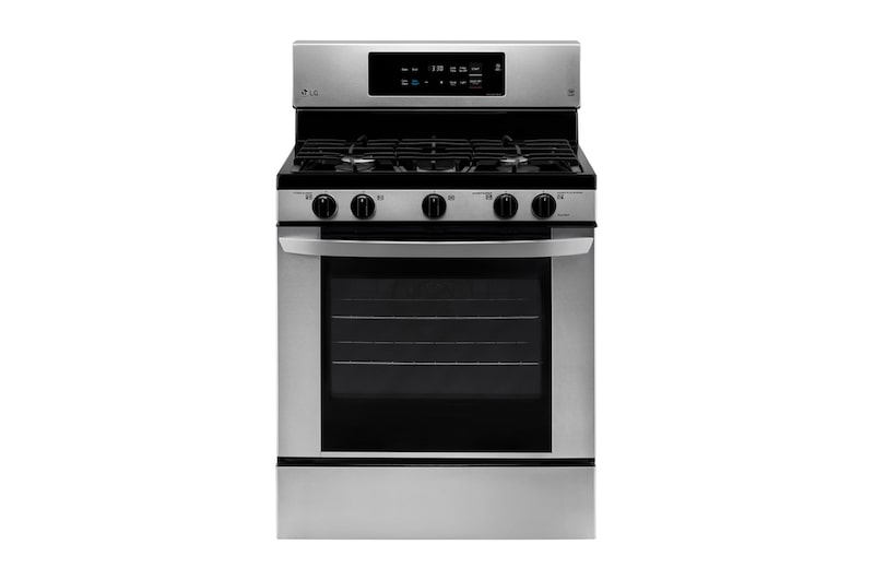 LG Cuisinière au gaz à four simple de 5,4 pi³ avec fonction EasyClean<sup>MD</sup> et convection par ventilateur EvenJet<sup>MC</sup>, LRG3060ST