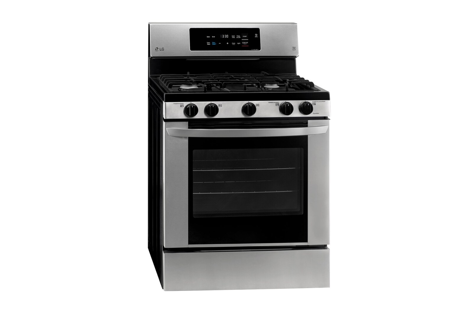 LG Cuisinière au gaz à four simple de 5,4 pi³ avec fonction EasyClean<sup>MD</sup> et convection par ventilateur EvenJet<sup>MC</sup>, LRG3060ST