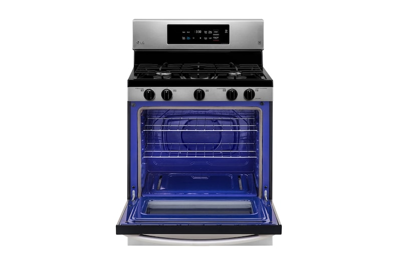 LG Cuisinière au gaz à four simple de 5,4 pi³ avec fonction EasyClean<sup>MD</sup> et convection par ventilateur EvenJet<sup>MC</sup>, LRG3060ST