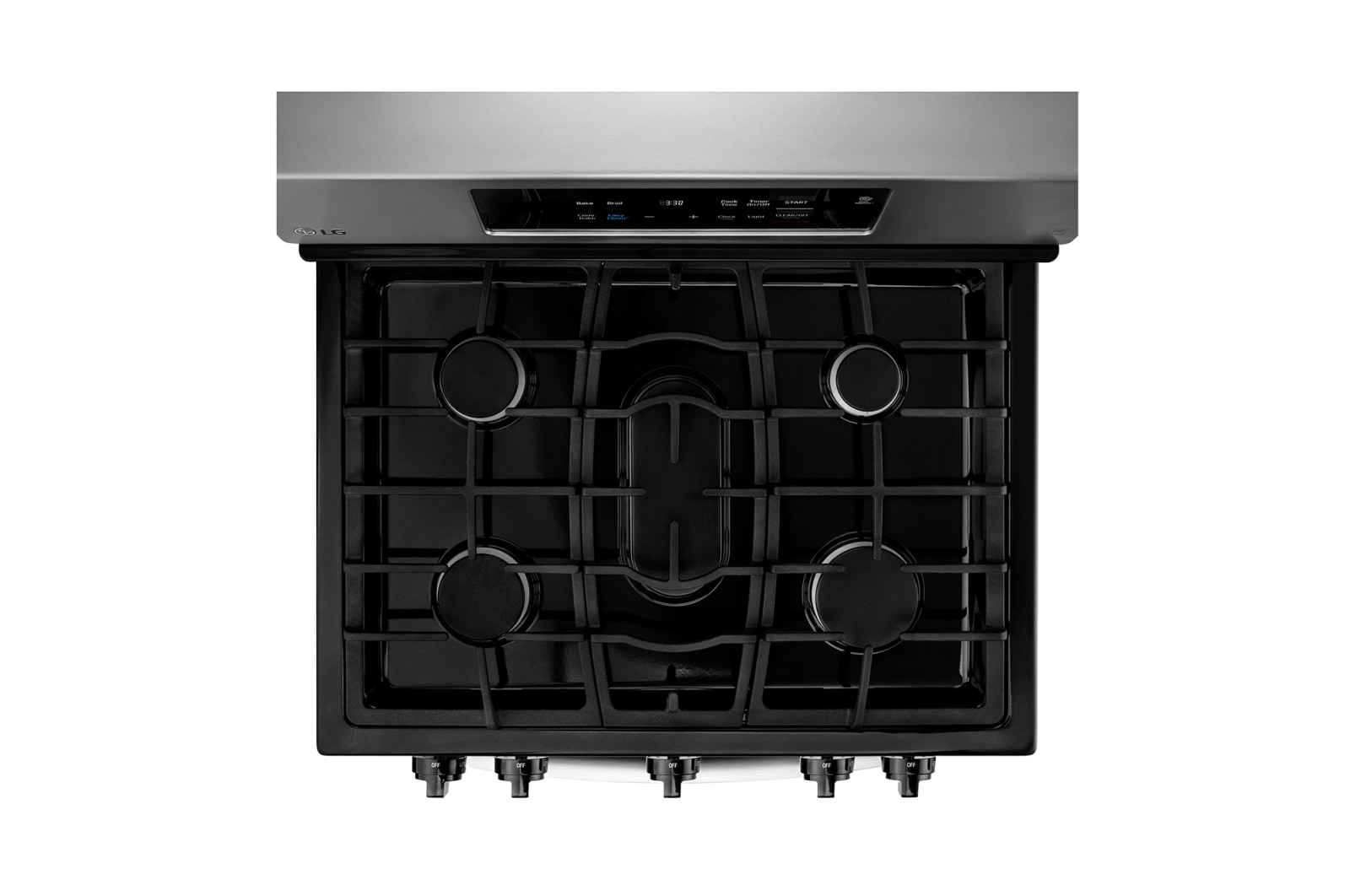 LG Cuisinière au gaz à four simple de 5,4 pi³ avec fonction EasyClean<sup>MD</sup> et convection par ventilateur EvenJet<sup>MC</sup>, LRG3060ST