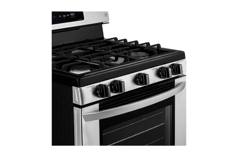 LG Cuisinière au gaz à four simple de 5,4 pi³ avec fonction EasyClean<sup>MD</sup> et convection par ventilateur EvenJet<sup>MC</sup>, LRG3060ST