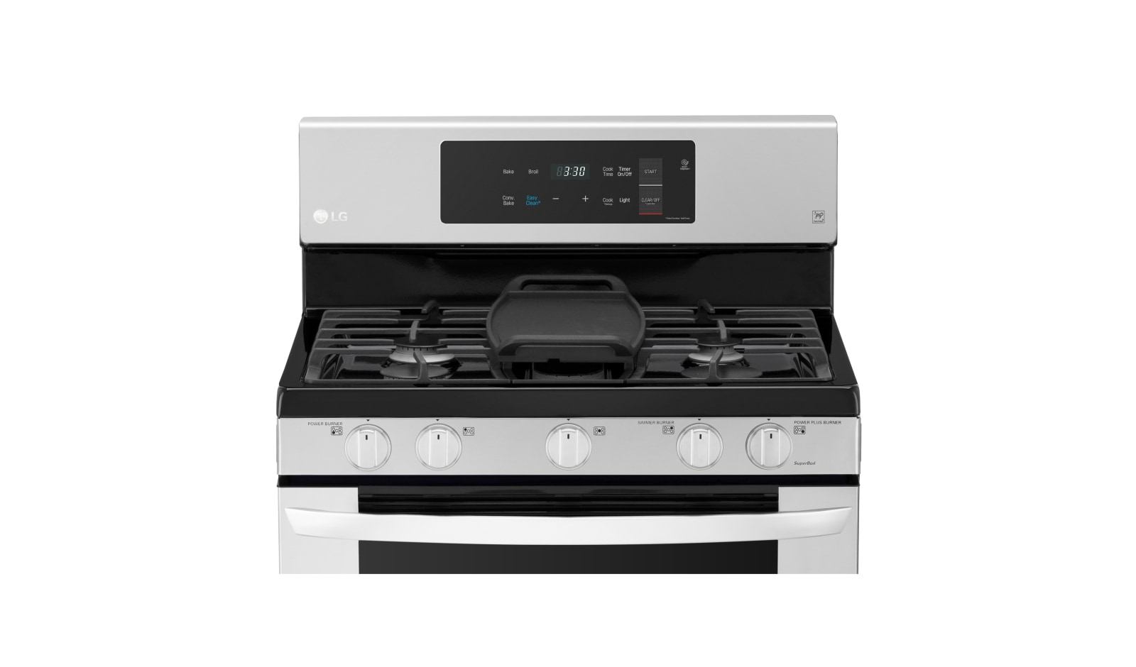 LG Cuisinière au gaz à four simple de 5,4 pi³ avec fonction EasyClean<sup>MD</sup> et convection par ventilateur EvenJet<sup>MC</sup>, LRG3193ST
