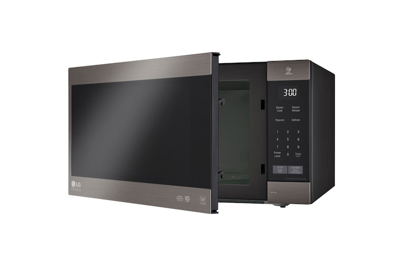 LG Four à micro-ondes de comptoir NeoChef<sup>MC</sup> de 2,0 pi<sup>3</sup> de la gamme LG STUDIO doté du système intelligent à inversion et de la fonctionnalité EasyClean<sup>MD</sup>, LSRM2085BD