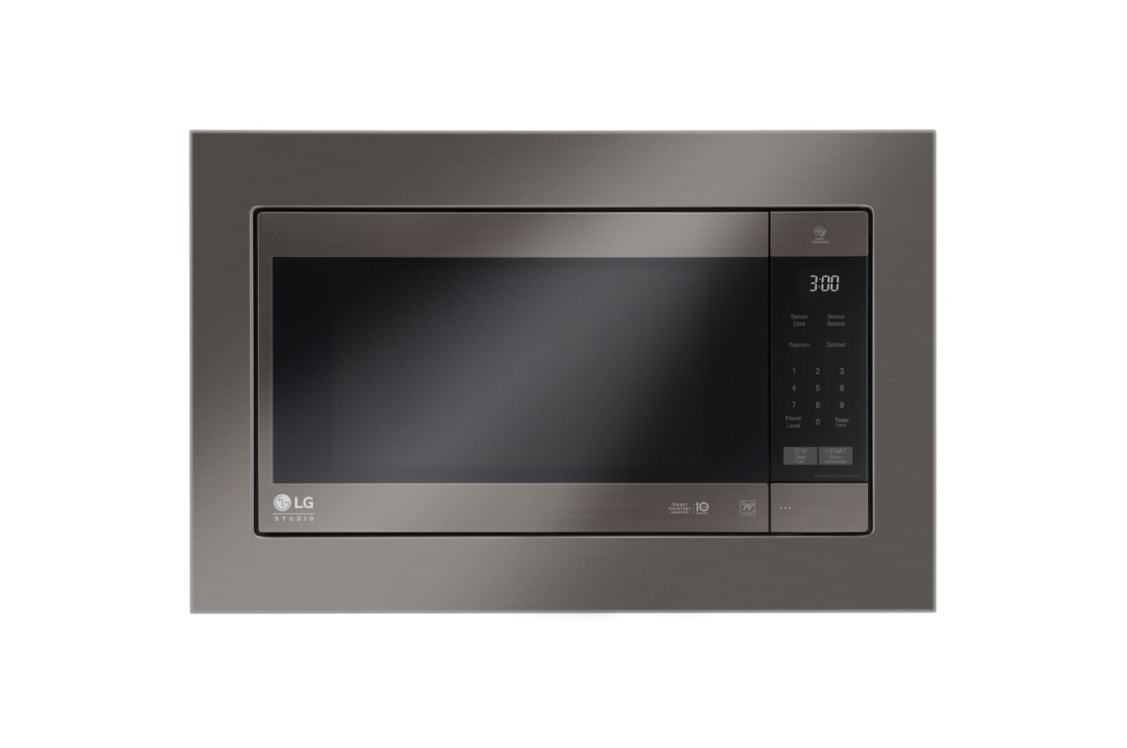 LG Four à micro-ondes de comptoir NeoChef<sup>MC</sup> de 2,0 pi<sup>3</sup> de la gamme LG STUDIO doté du système intelligent à inversion et de la fonctionnalité EasyClean<sup>MD</sup>, LSRM2085BD