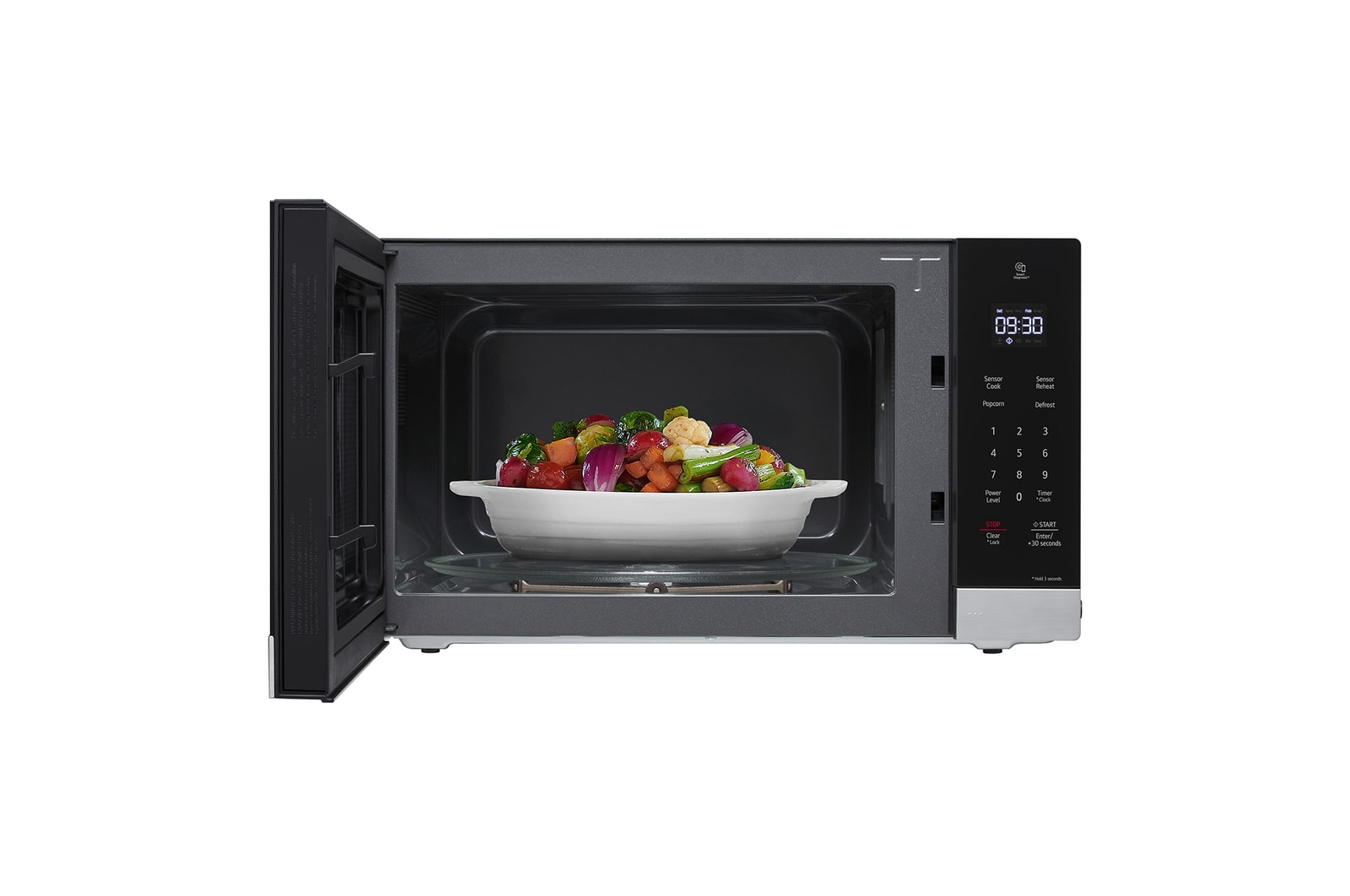LG Four à micro-ondes de comptoir NeoChef<sup>MC</sup> de 0.9 pi3 avec onduleur intelligent et cuisson par capteur, MSER0990S