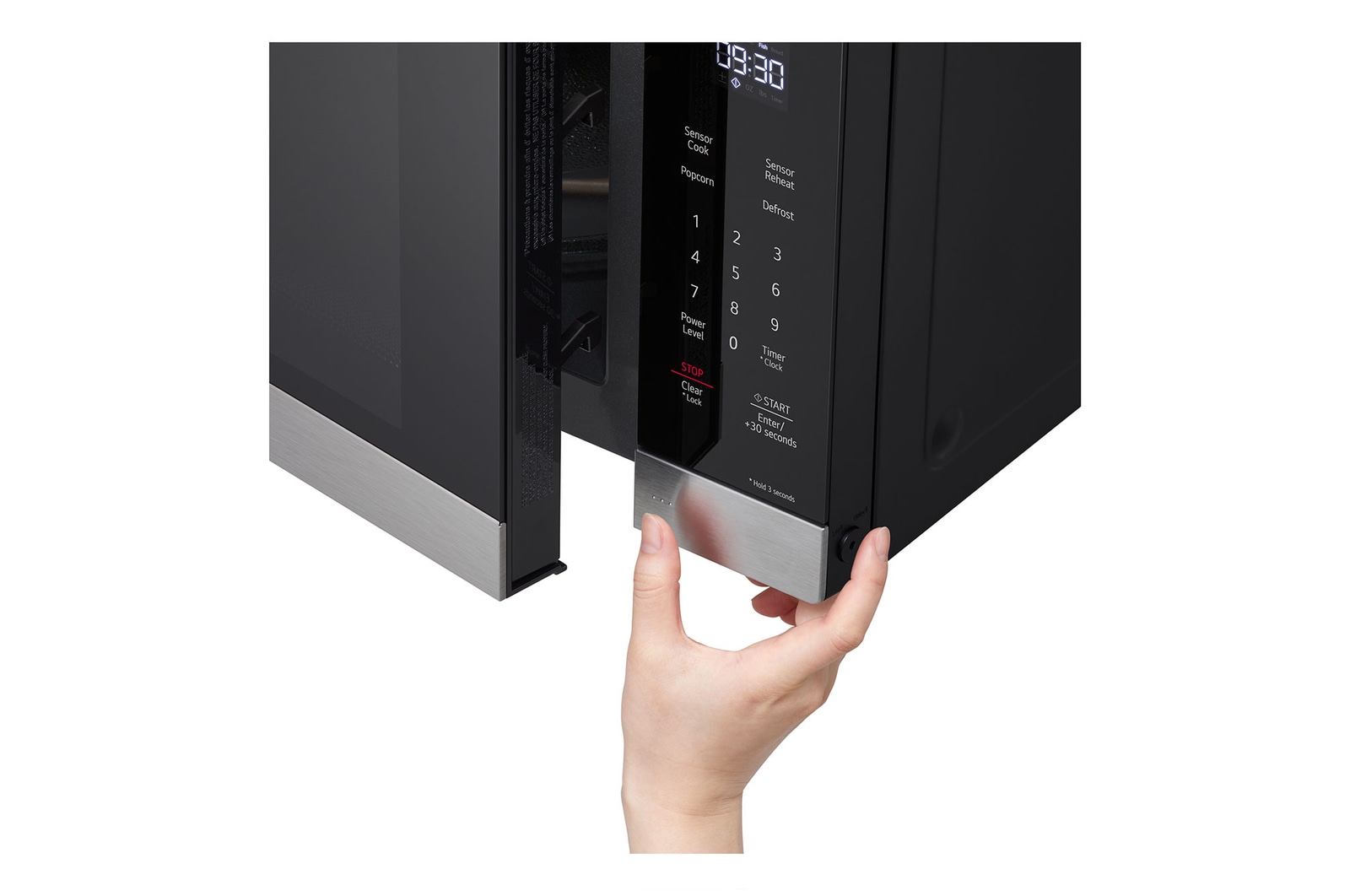 LG Four à micro-ondes de comptoir NeoChef<sup>MC</sup> de 0.9 pi3 avec onduleur intelligent et cuisson par capteur, MSER0990S