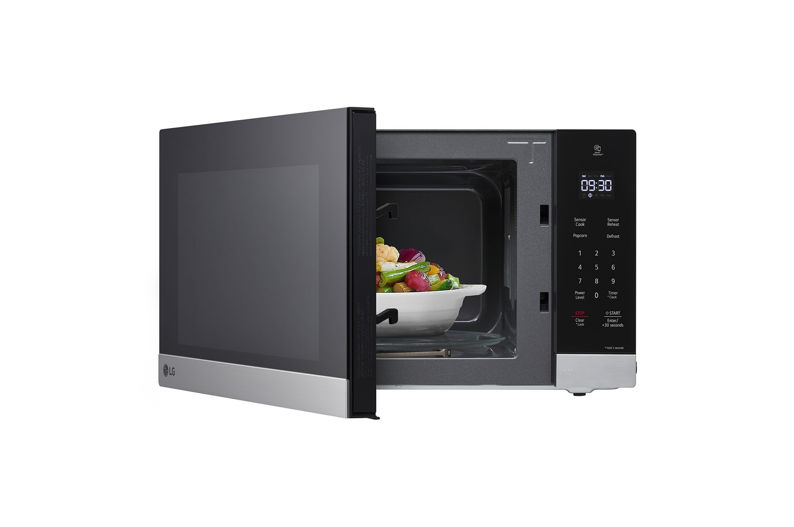 LG Four à micro-ondes de comptoir NeoChef<sup>MC</sup> de 0.9 pi3 avec onduleur intelligent et cuisson par capteur, MSER0990S