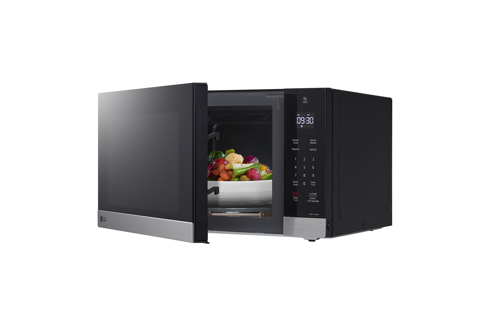 LG Four à micro-ondes de comptoir NeoChef<sup>MC</sup> de 0.9 pi3 avec onduleur intelligent et cuisson par capteur, MSER0990S