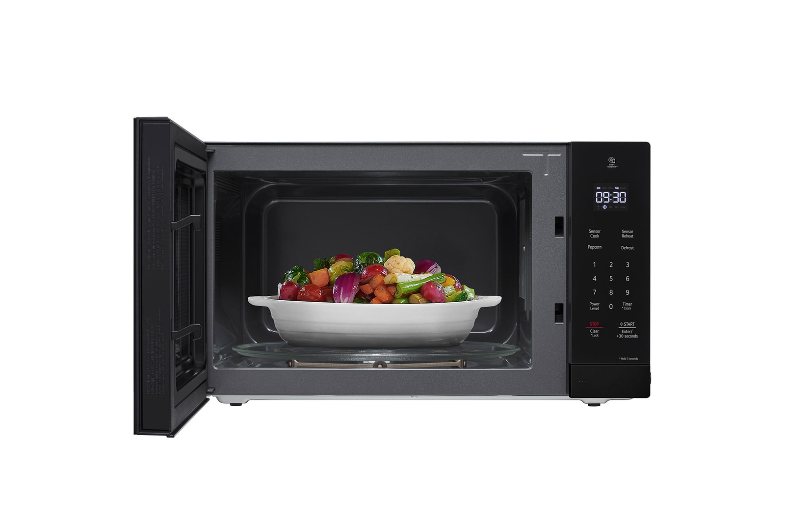 LG Four à micro-ondes de comptoir NeoChef<sup>MC</sup> de 1.5 pi3 avec onduleur intelligent et cuisson par capteur, MSER1590B