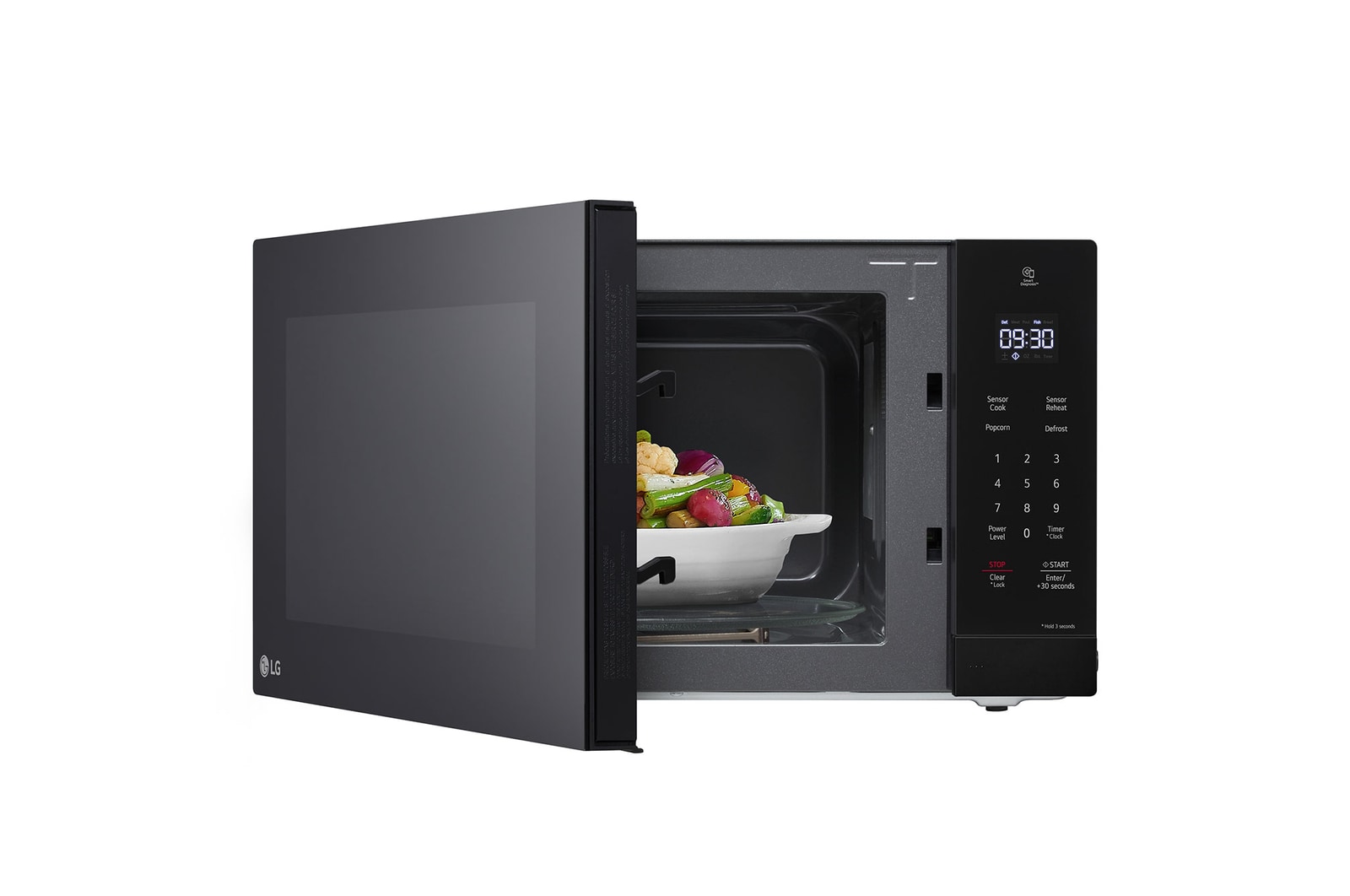 LG Four à micro-ondes de comptoir NeoChef<sup>MC</sup> de 1.5 pi3 avec onduleur intelligent et cuisson par capteur, MSER1590B
