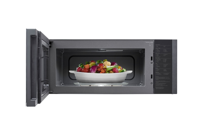 Front open view with food