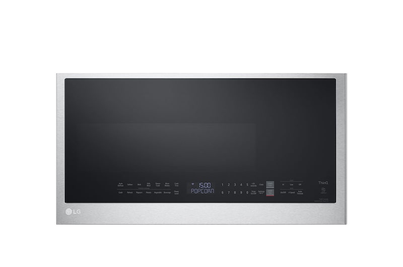LG Four à micro-ondes intelligent avec hotte intégrée de 2 pi³ avec Wi-Fi et fonctionnalité EasyClean<sup>MD</sup>, MVEL2033F