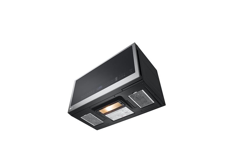 LG Four à micro-ondes intelligent avec hotte intégrée de 2 pi³ avec Wi-Fi et fonctionnalité EasyClean<sup>MD</sup>, MVEL2033F