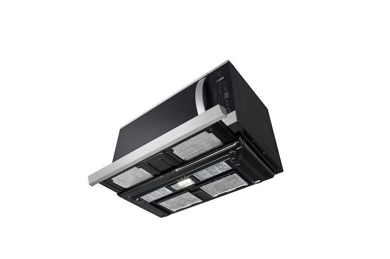LG Four à micro-ondes intelligent avec hotte intégrée de 2,1 pi³ avec Wi-Fi, hotte ExtendaVent <sup>MC</sup> 2.0 et fonctionnalité EasyClean <sup>MD</sup>, MVEL2125F