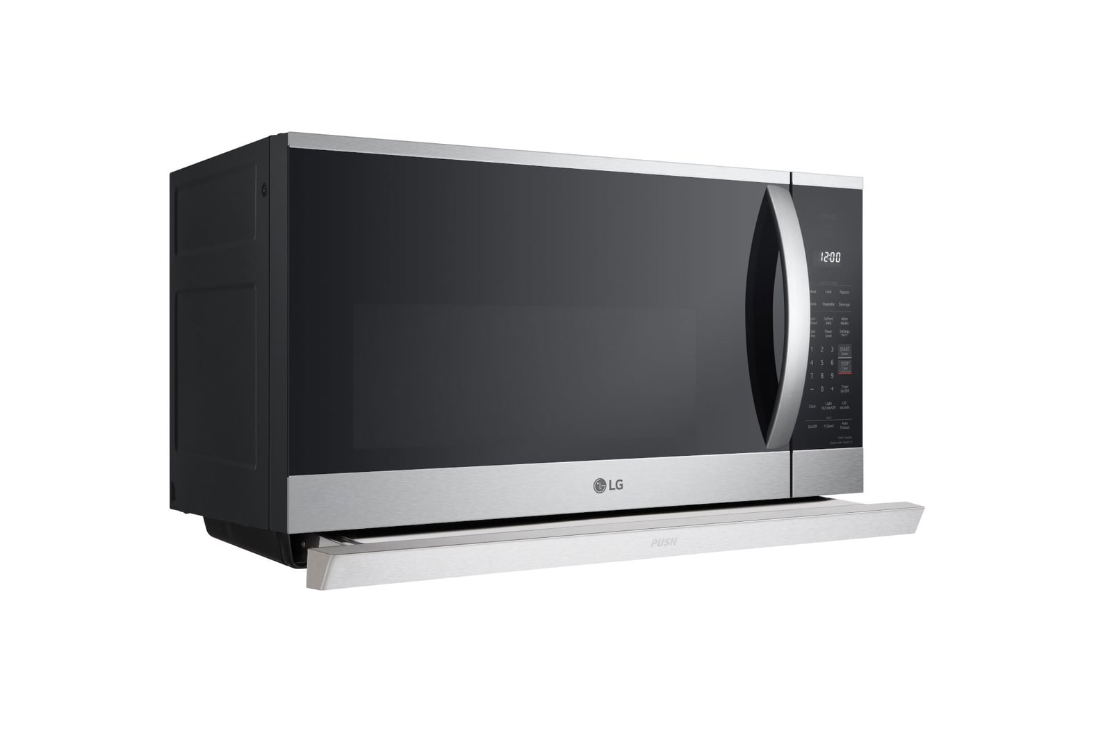 LG Four à micro-ondes intelligent avec hotte intégrée de 2,1 pi³ avec Wi-Fi, hotte ExtendaVent<sup>MC</sup> 2.0 et fonctionnalité EasyClean<sup>MD</sup>, MVEL2125X