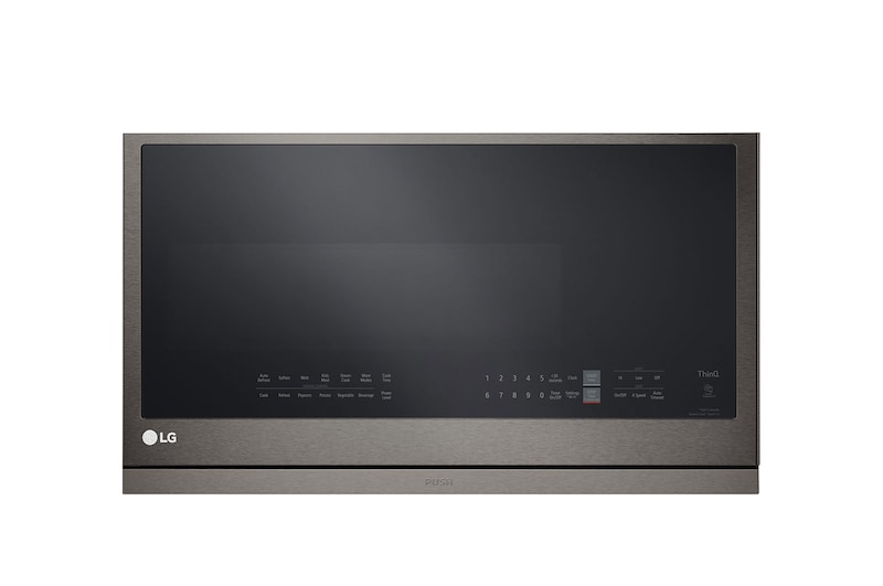 LG Vue avant de Four à micro-ondes intelligent avec hotte intégrée de 2,1 pi³ avec Wi-Fi, hotte ExtendaVentMC2.0, MVEL2137D, MVEL2137D