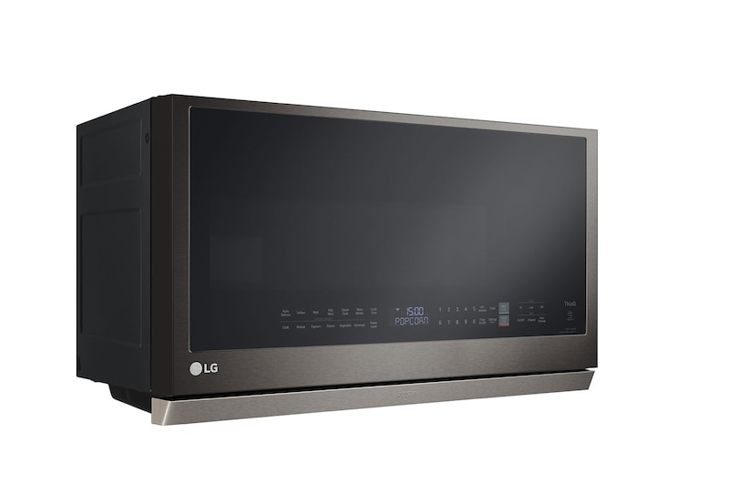 LG Vue avant de Four à micro-ondes intelligent avec hotte intégrée de 2,1 pi³ avec Wi-Fi, hotte ExtendaVentMC2.0, MVEL2137D, MVEL2137D