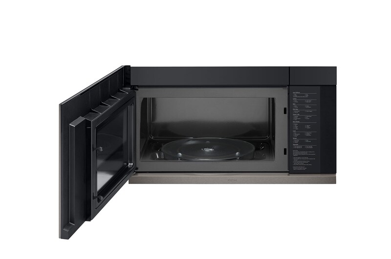 LG Vue avant de Four à micro-ondes intelligent avec hotte intégrée de 2,1 pi³ avec Wi-Fi, hotte ExtendaVentMC2.0, MVEL2137D, MVEL2137D