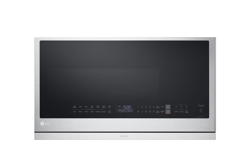 LG Four à micro-ondes intelligent avec hotte intégrée de 2,1 pi³ avec Wi-Fi, hotte ExtendaVent<sup>MC</sup> 2.0 et fonctionnalité EasyClean<sup>MD</sup>, MVEL2137F