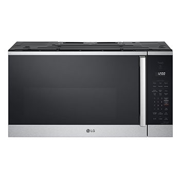 Vue avant de Four à micro-ondes à hotte intégrée de 1,8 pi³ | Cuisson par capteur, cuisson automatique, 300 PCM, EasyClean🅫, intell., acier inox. MVEM1825X