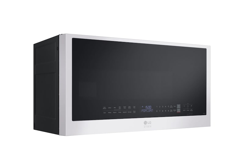 LG Four à micro-ondes intelligent de 2 pi3 blanc LG STUDIO avec hotte intégrée , MVES2033N