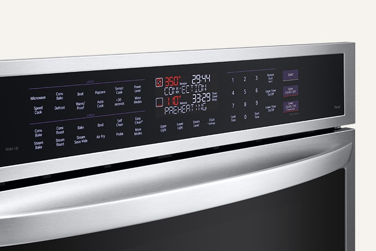 Commandes en verre rétroéclairées SmoothTouchMD.