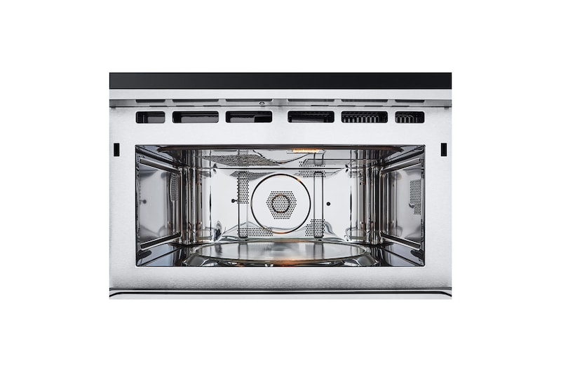 LG Four mural combiné intelligent de 1,7/4,7 pi³ avec convection véritable  technologie InstaView<sup>MD</sup>, Air Fry et Vapeur Sous Vide, WCEP6427F