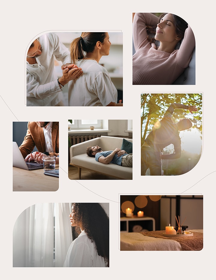 Customize your relaxation with our 7 lifestyle-specific massage programs
