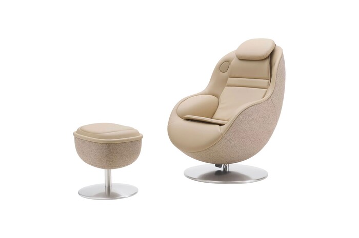 Vista posterior de la TV LG QNED evo QNED85