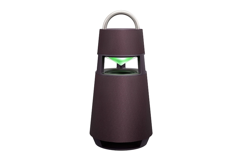 LG XBOOM 360 RP4 : Haut-parleur sans fil portatif Bluetooth avec son omnidirectionnel à 360 degrés et éclairage d’ambiance, RP4
