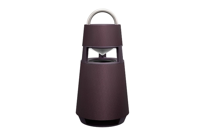 LG XBOOM 360 RP4 : Haut-parleur sans fil portatif Bluetooth avec son omnidirectionnel à 360 degrés et éclairage d’ambiance, RP4