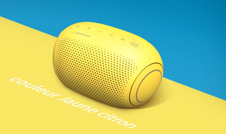 Le haut-parleur XBOOM Go PL2S de LG est doté de la technologie Meridian pour produire un son de qualité supérieure. Entendez des basses profondes et des sons riches, chaque fois que vous jouez de la musique.