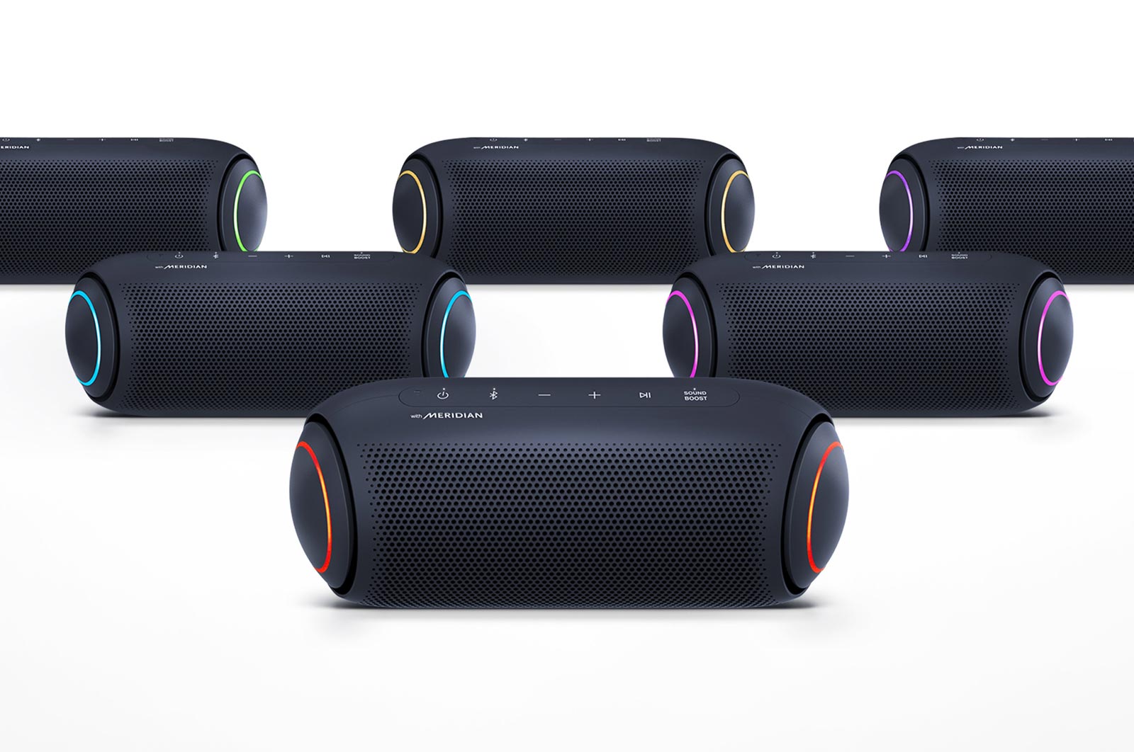LG Haut-parleur Bluetooth portable XBOOM Go PL7 de LG avec technologie sonore Meridian, PL7