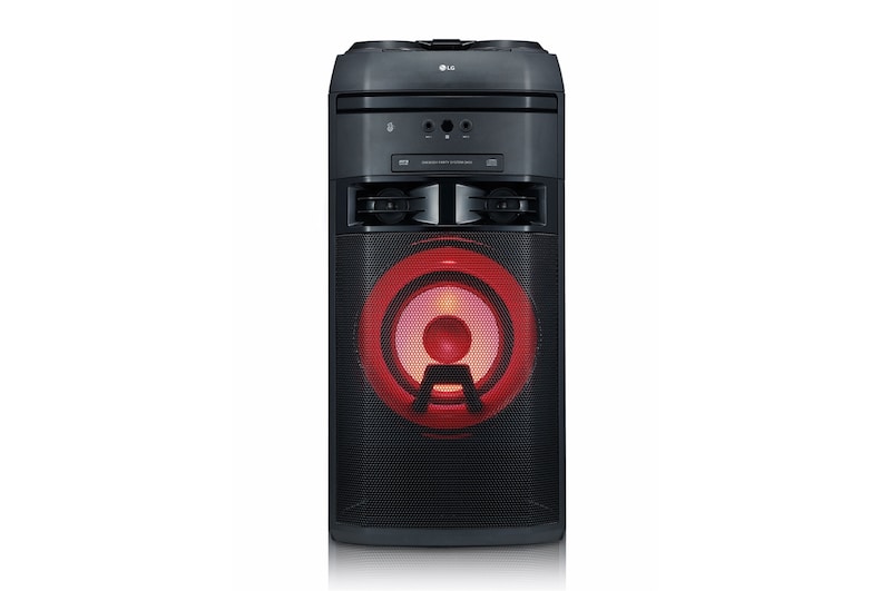 Vue avant de LG XBOOM OK55 Système de divertissement de 500W avec karaoké et effets DJ OK55