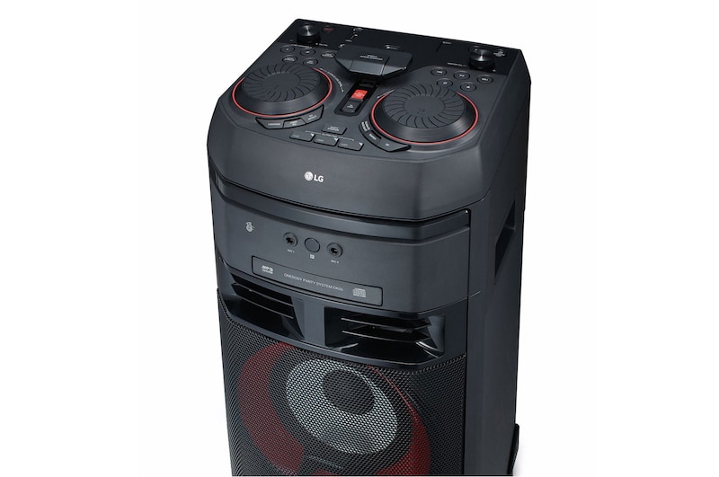 LG XBOOM OK55 Système de divertissement de 500W avec karaoké et effets DJ, OK55