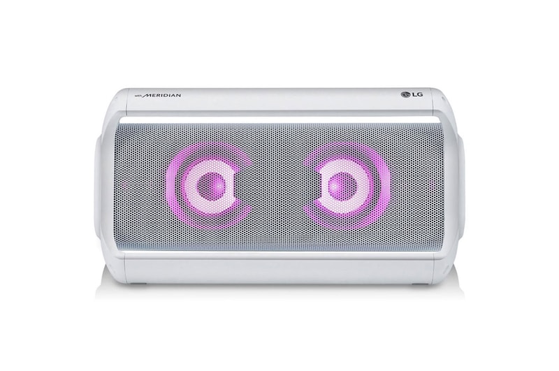 LG Haut-parleur Bluetooth XBOOM GO PK7-W de LG résistant à l’eau et offrant jusqu’à 22 heures de lecture, PK7-W