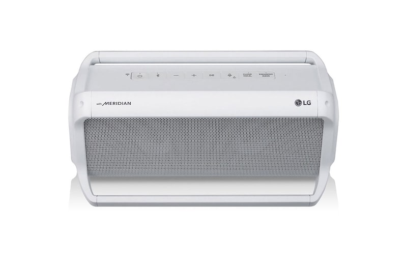 LG Haut-parleur Bluetooth XBOOM GO PK7-W de LG résistant à l’eau et offrant jusqu’à 22 heures de lecture, PK7-W