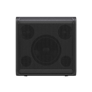 Vue de face de LG xboom Stage 301 par will.i.am | Enceinte Bluetooth portable | Son signature xboom pour les fêtes et les scènes
