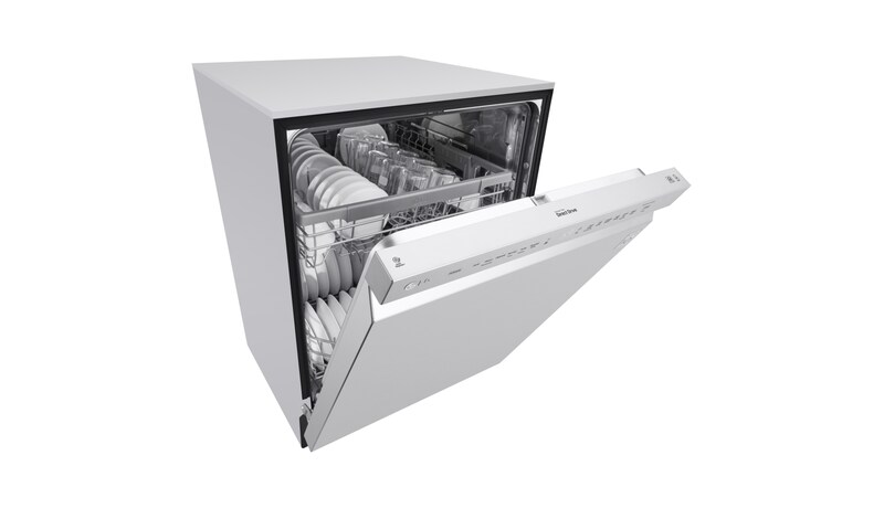 LG Lave-vaisselle à commande frontale de 48 dB équipé du système QuadWash<sup>MC</sup> et du moteur à inversion DirectDrive<sup>MC</sup>, LDF5545ST