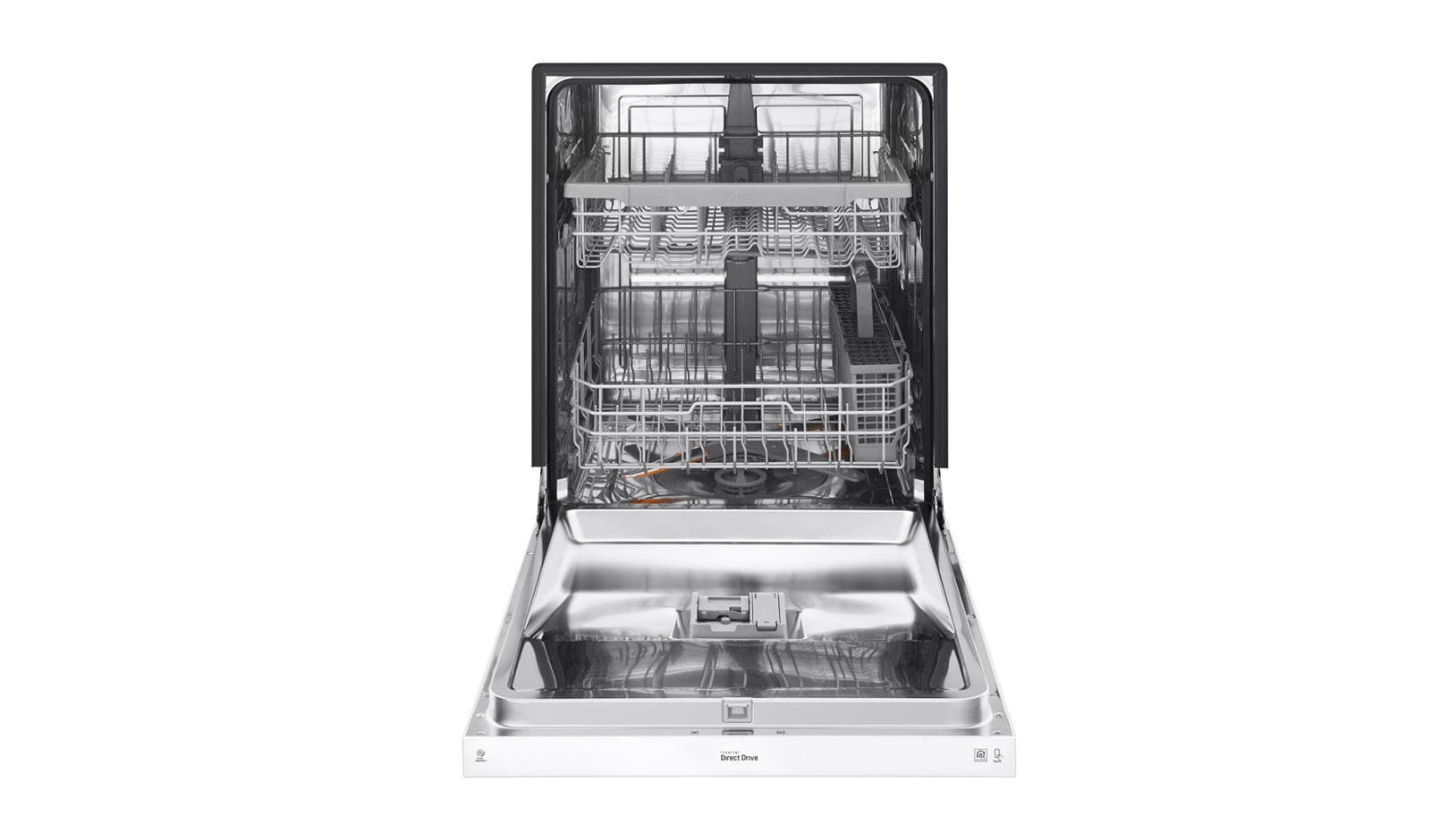 LG Lave-vaisselle à commande frontale de 48 dB équipé du système QuadWash<sup>MC</sup> et du moteur à inversion DirectDrive<sup>MC</sup>, LDF5545WW
